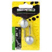 Set of 2 lead heads Spro Zinc Screw-in Jigheads - 5 g