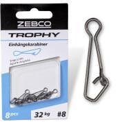 Set of 4 pieces of broken rings Zebco Trophy Snap Links